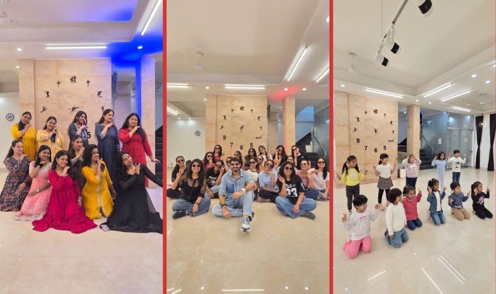 Image showing three diffrent right dance classes in dwarka. Kids, Adults and Beginners Dance classes